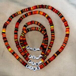 Handmade Fire Nation Inspired Jewelry Set